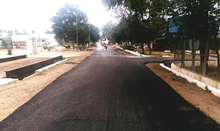 road construction project, chennai